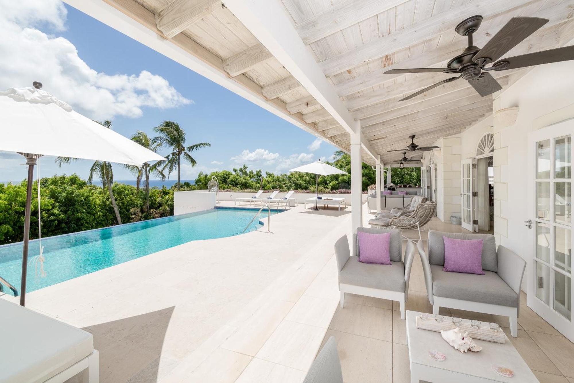 Purple Haze - Infinity Pool Holiday Home Minutes From The Island'S Best Beaches Saint James Luaran gambar