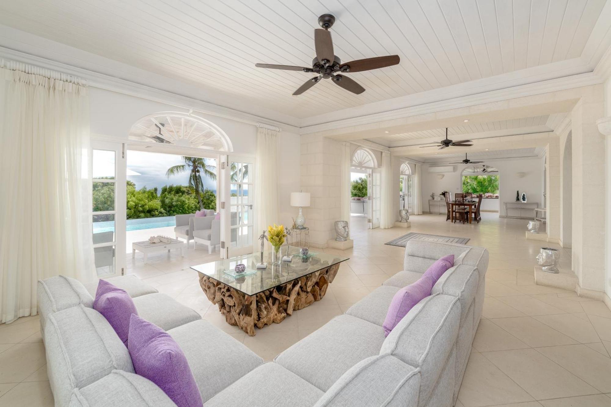 Purple Haze - Infinity Pool Holiday Home Minutes From The Island'S Best Beaches Saint James Luaran gambar